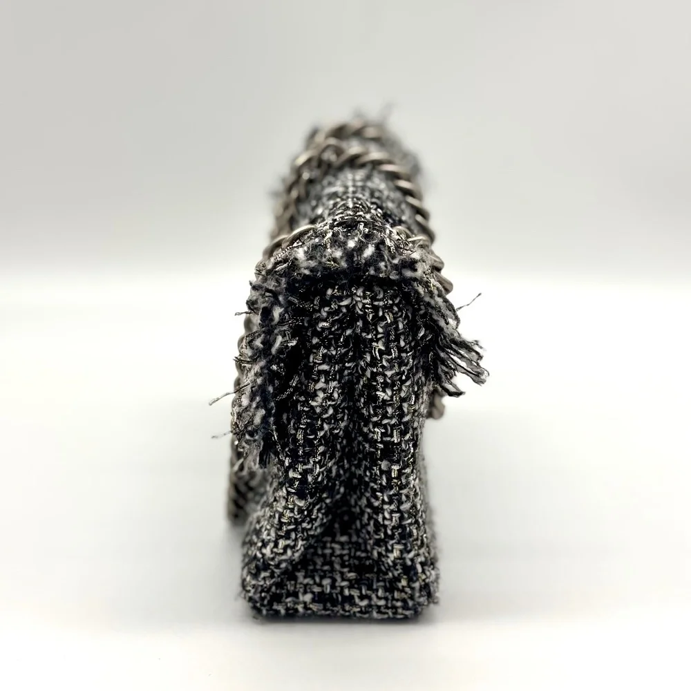 Kurt Geiger Tweed Mini Brixton Bag